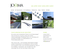 Tablet Screenshot of jooma.ch